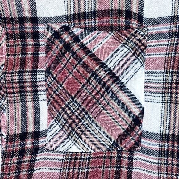 Rails | Pink Plaid Flannel Shirt  | Medium - Picture 3 of 11